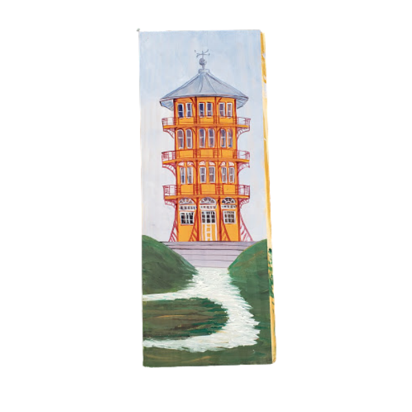 Linda Amtmann Wooden Planks- Patterson Park Pagoda
