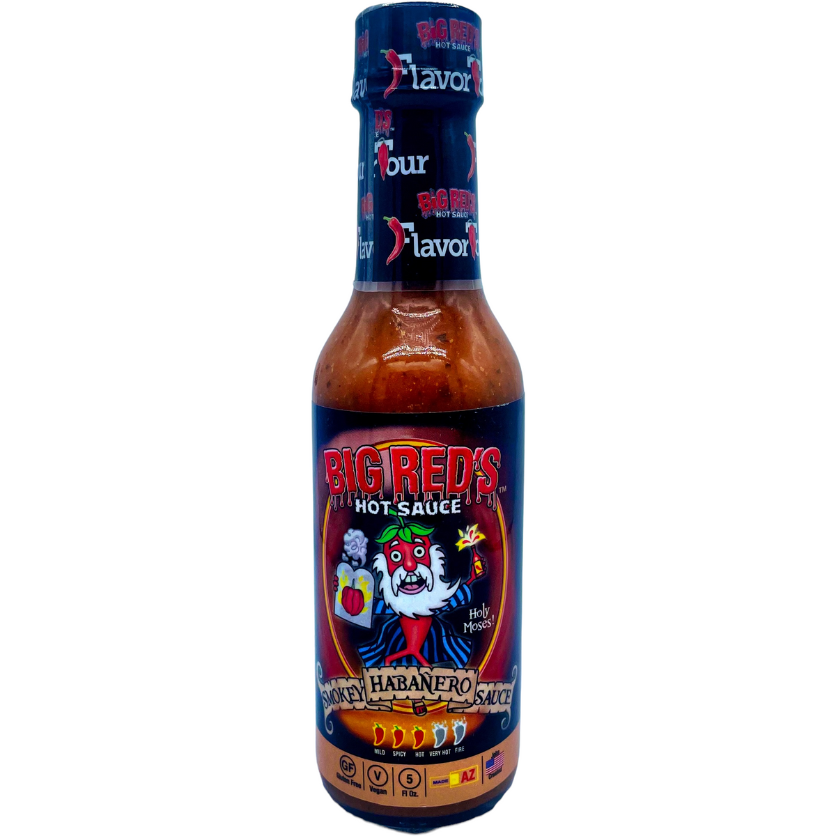 Big Red's Smokey Habanero Hot Sauce