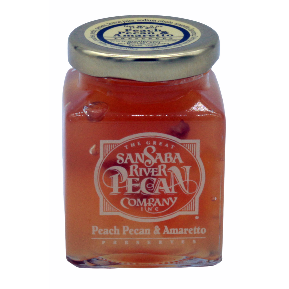 The Great San Saba River Pecan Co. Peach Pecan & Amaretto Preserves