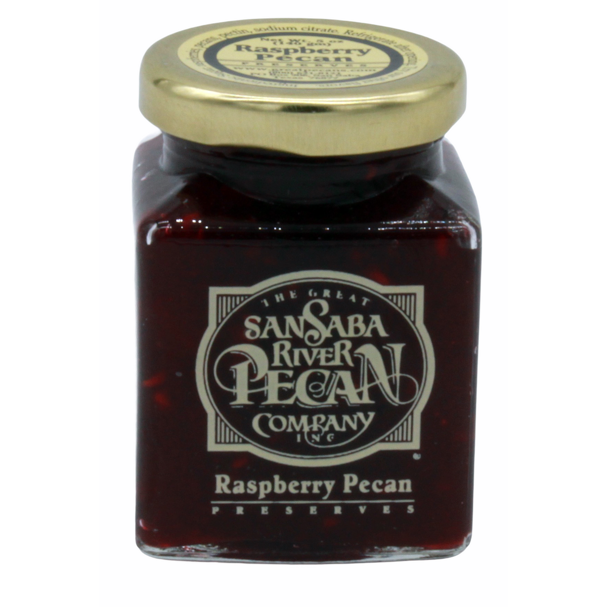 The Great San Saba River Pecan Co.  Raspberry Pecan Preserves