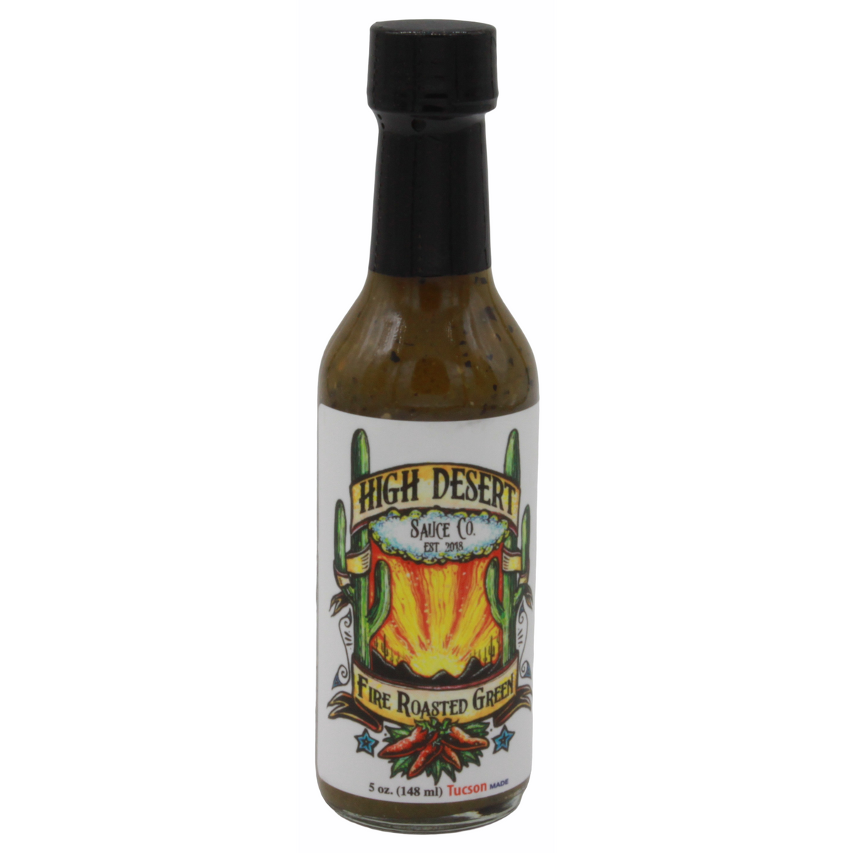 High Desert Sauces Fire Roasted Green