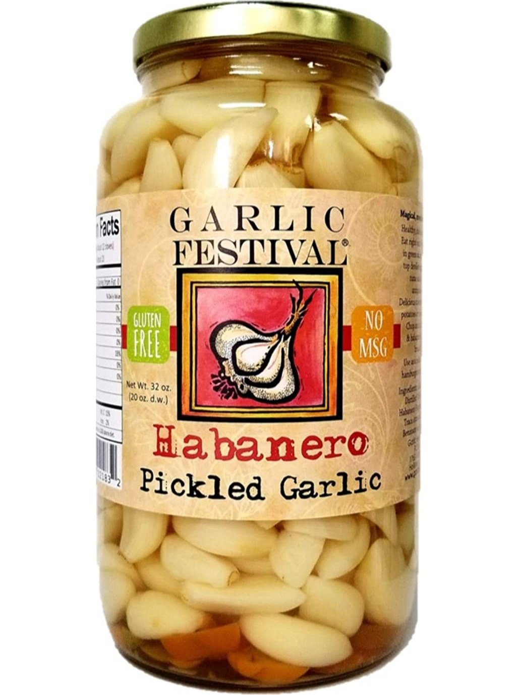 Pickled Garlic Habanero Garlic Festival Foods 32