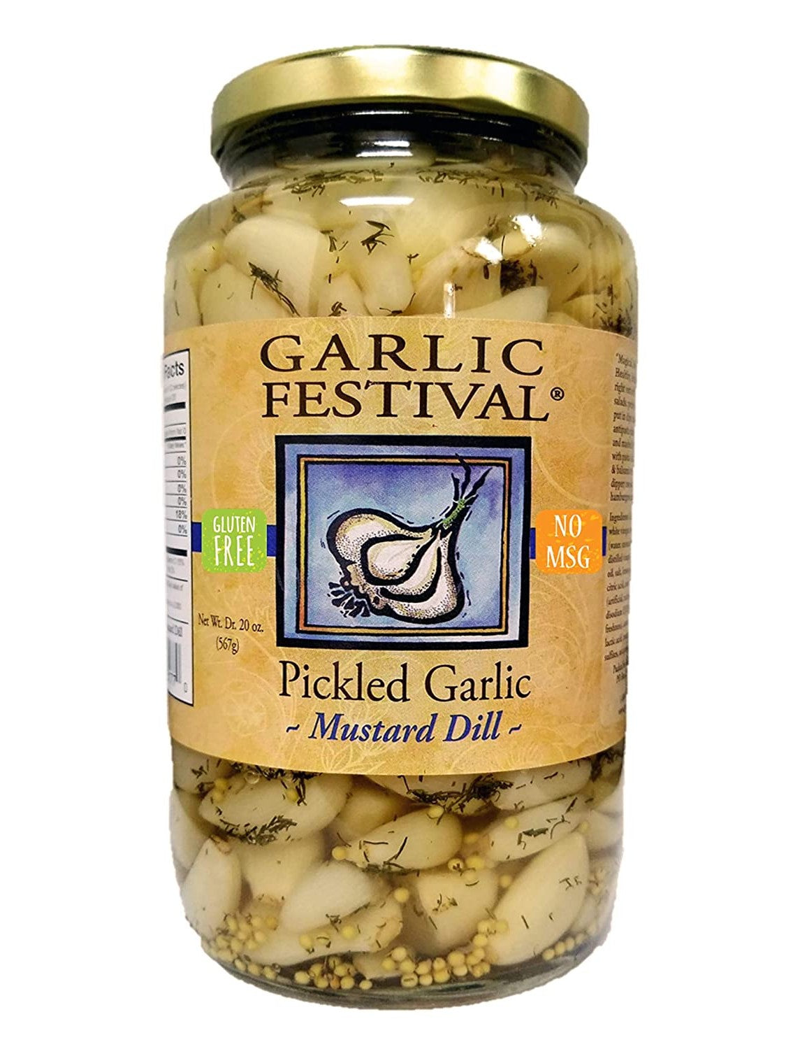 Pickled Garlic Mustard Dill Garlic Festival 32