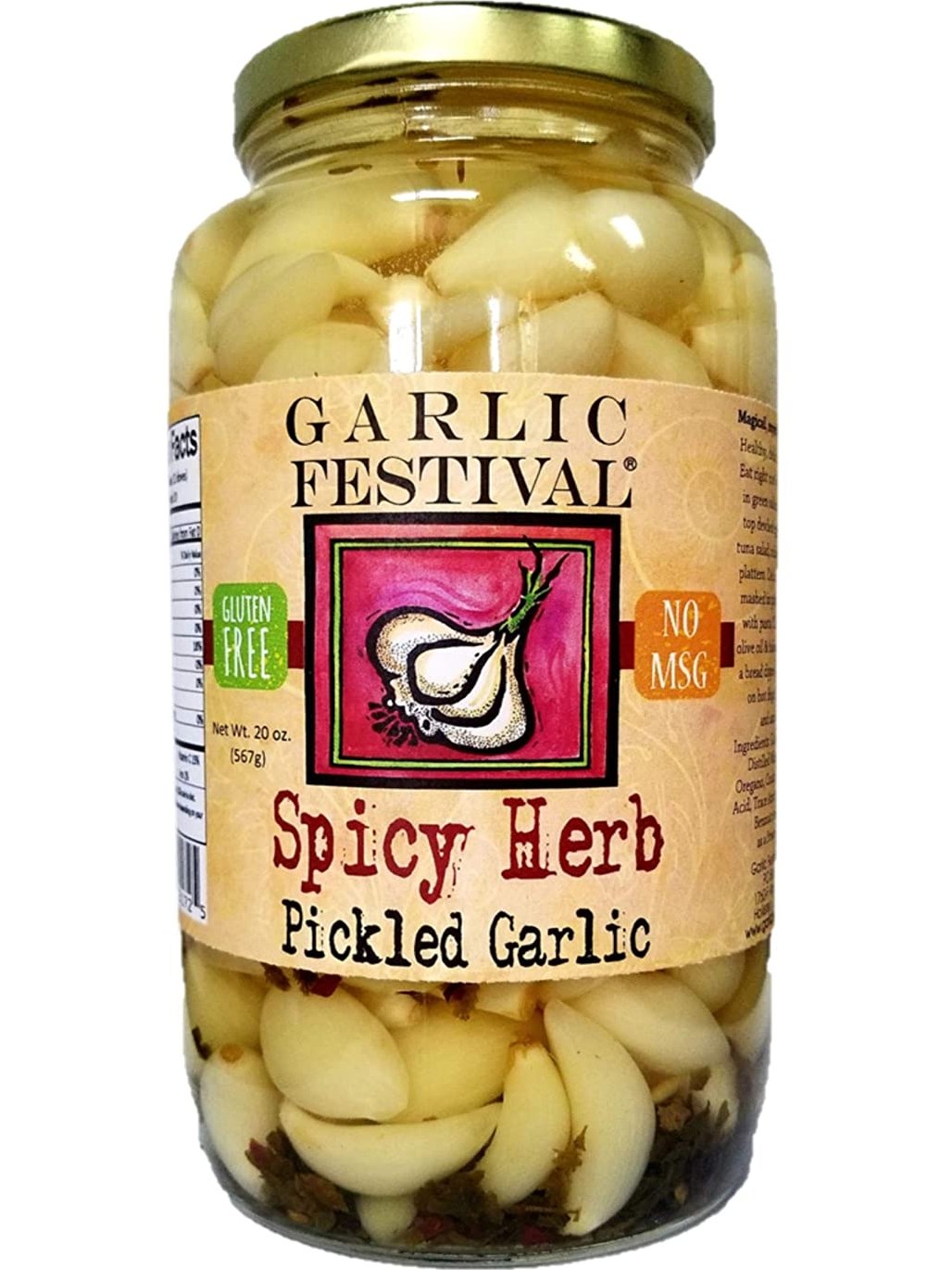 Pickled Garlic Spicy Herb Garlic Festival 32