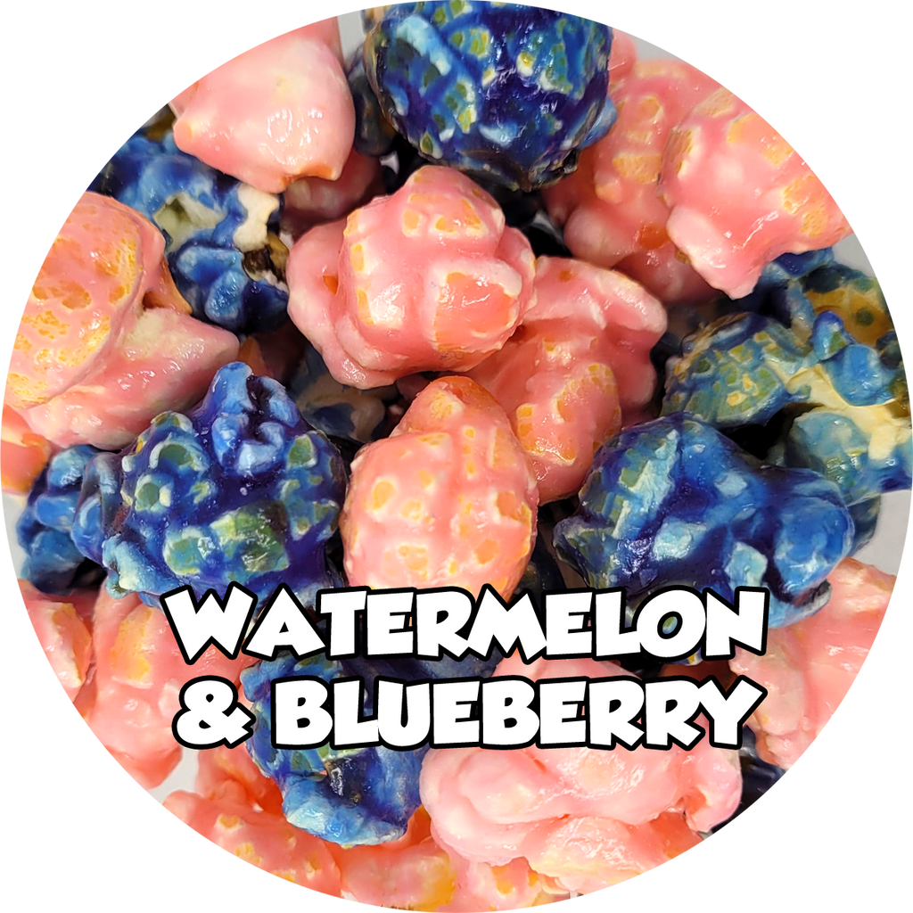 Pink and Blue Popcorn Mix - Watermelon and Blueberry