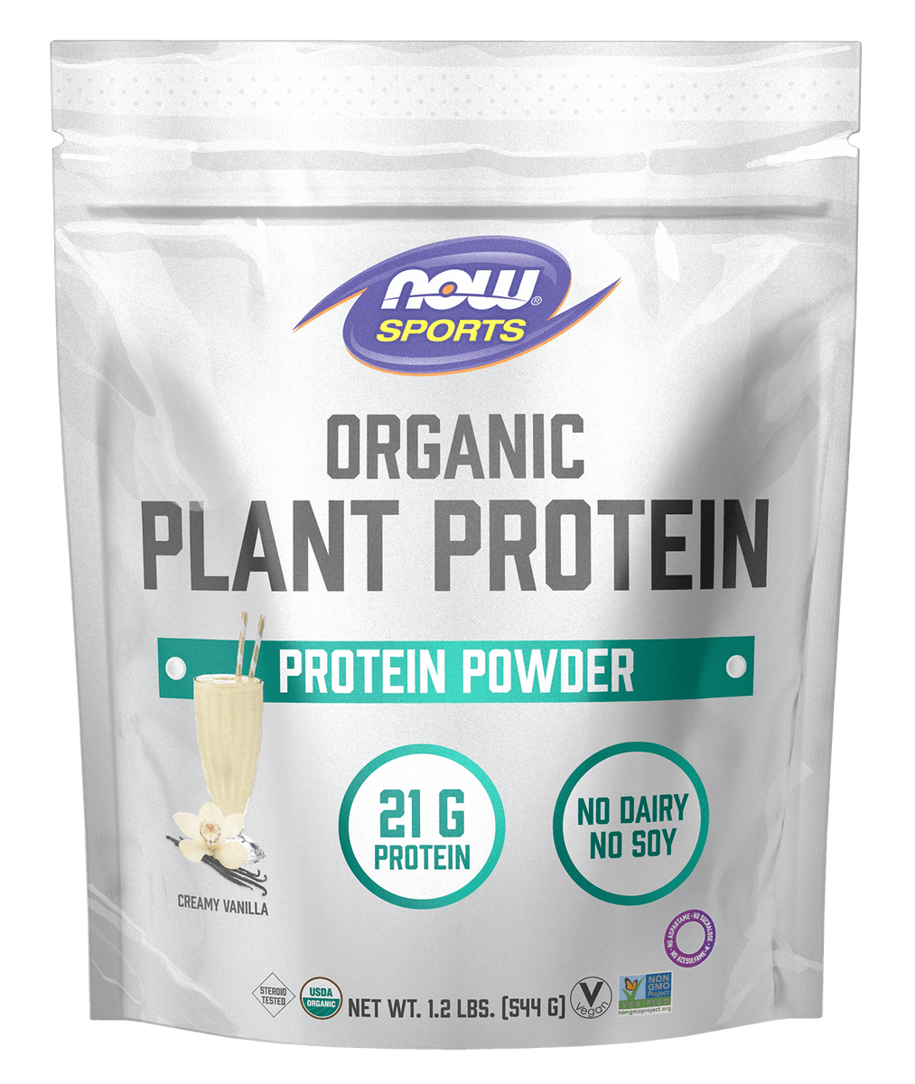 Plant Protein Powder, Organic, 1.2 lb