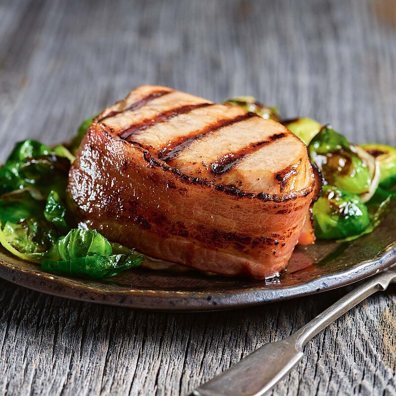 Bacon Wrapped Pork Chops