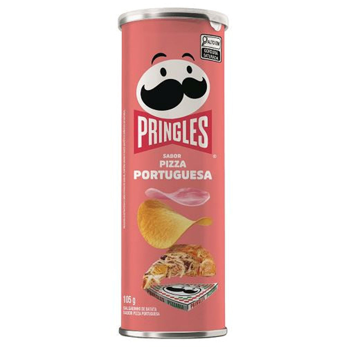 Pringles Pizza Portuguesa potato chips 115g BRAZIL (Case of 12)