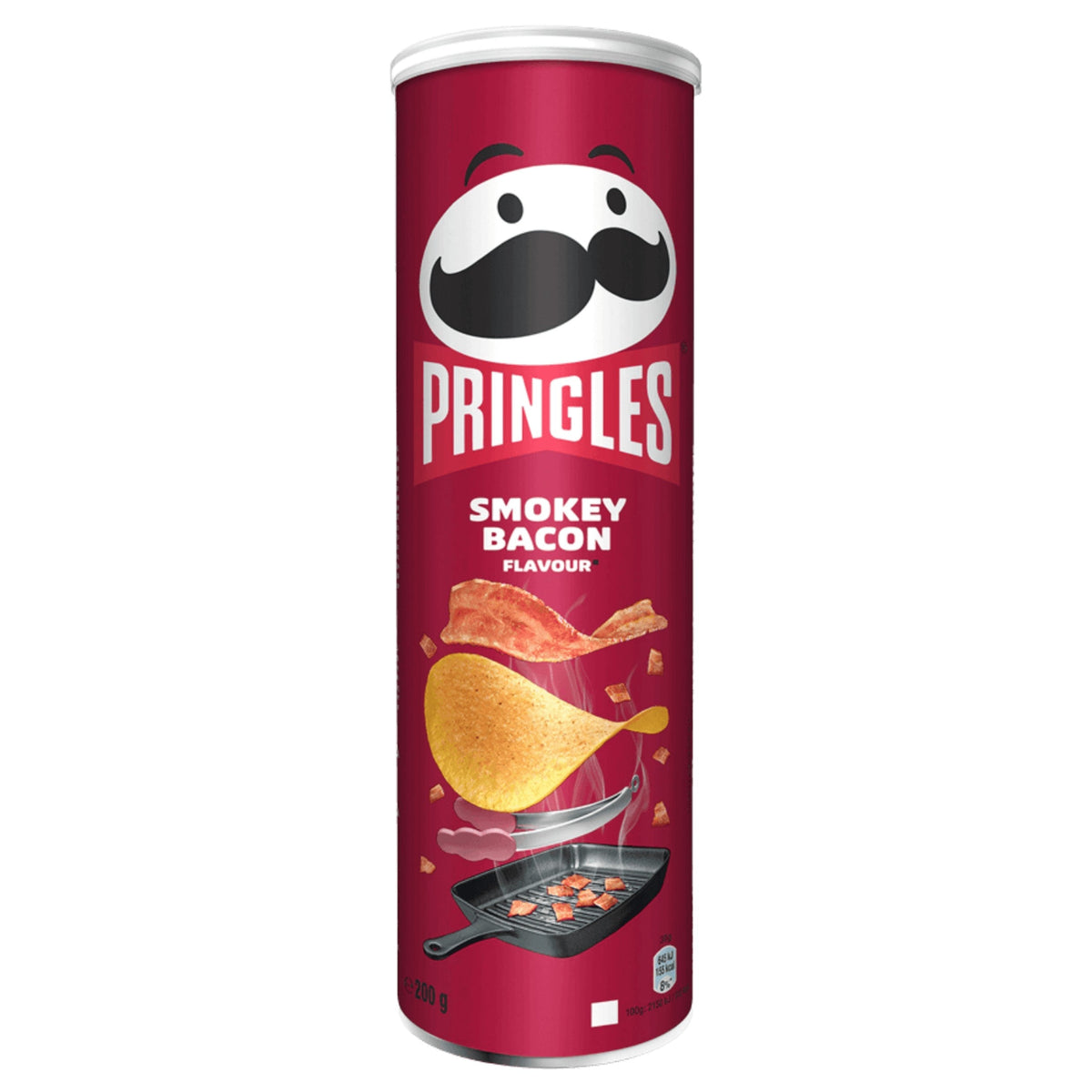Pringles Smokey Bacon potato Chips 165g BELGIUM (Case of 12)