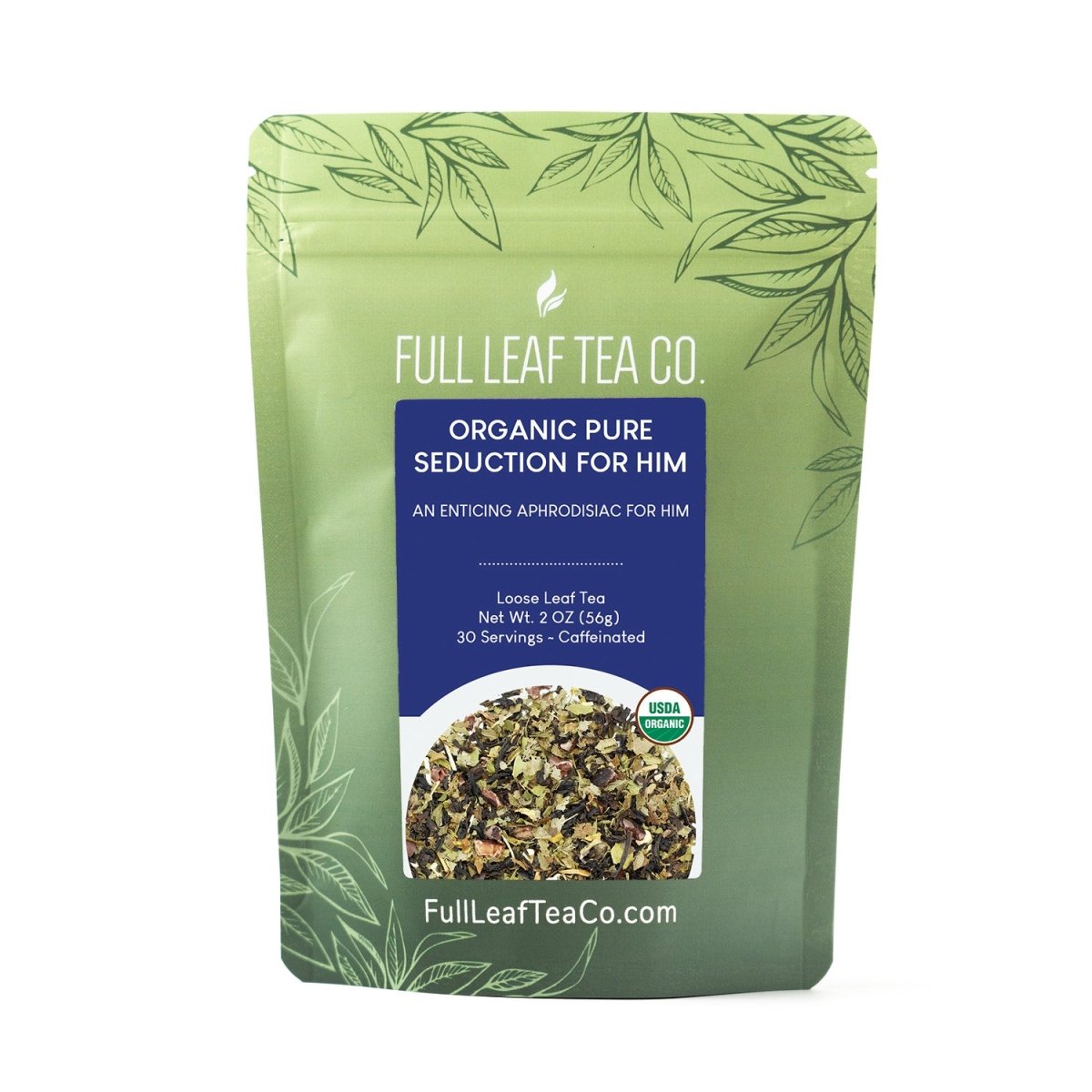 Organic Pure Seduction For Him Retail Bags - Case of 6