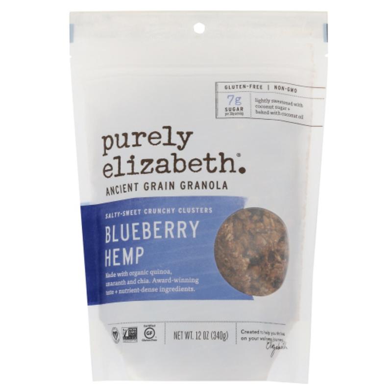 Healthy Snacking Blueberry Hemp Granola | Purely Elizabeth