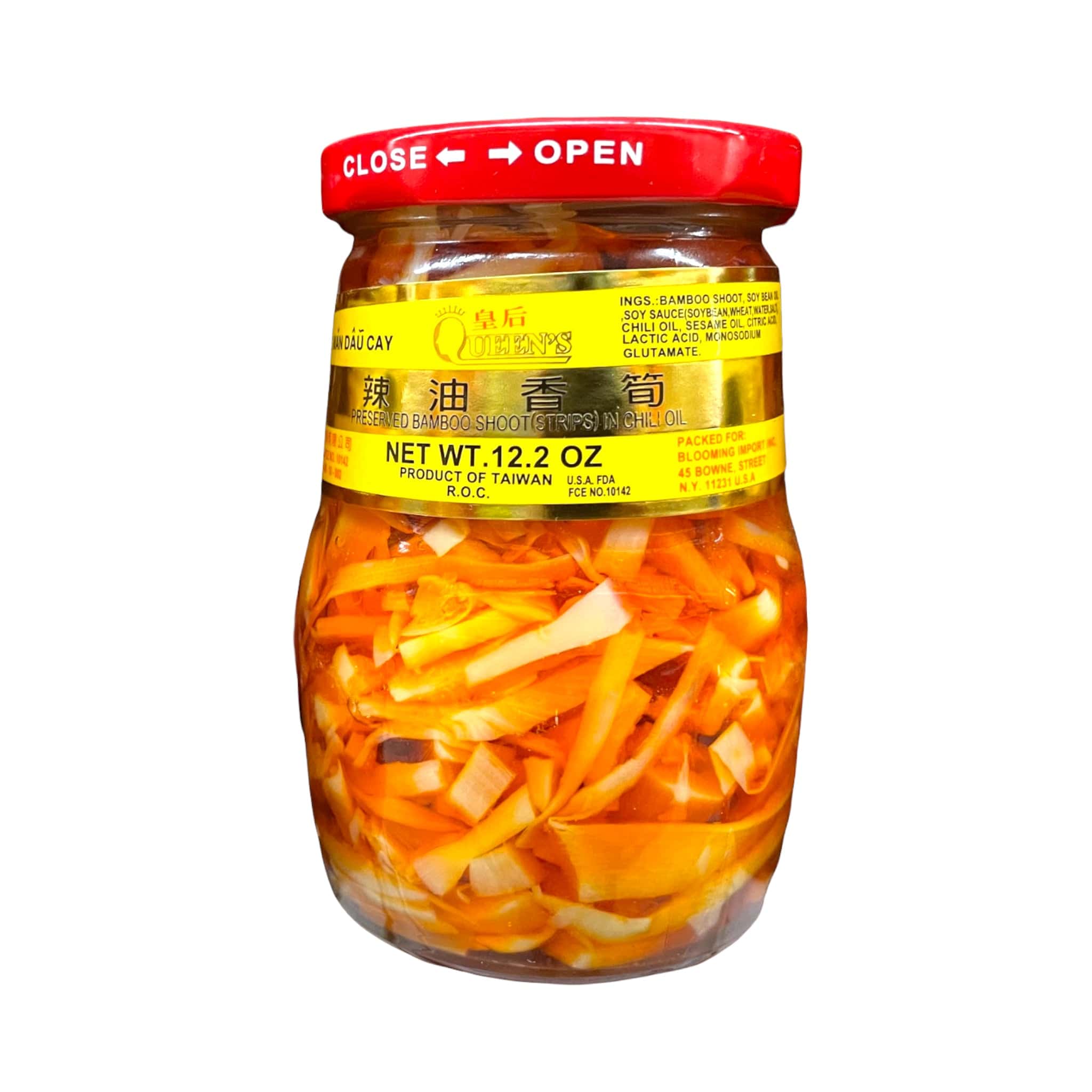 Queen's Preserved Bamboo Shoot (Strps) Chili Oil