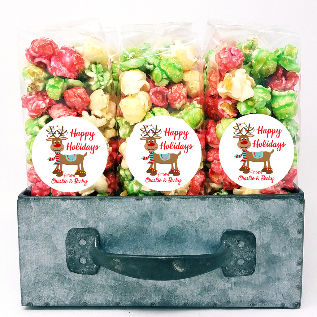 Popcorn Party Favors - Reindeer