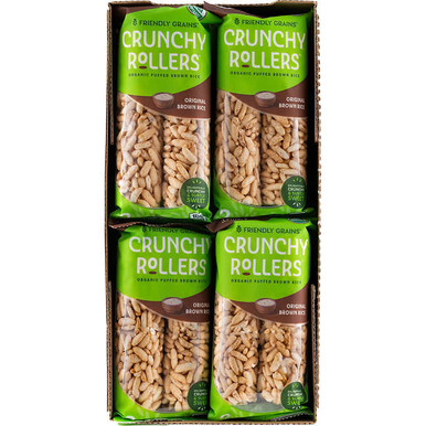 Organic Crunchy Rice Rollers Original Brown Rice, 0.9 oz. (Pack of 16)