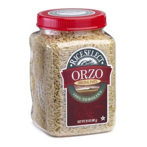 Rice Select Orzo Original Pasta, 26.5 oz Jar