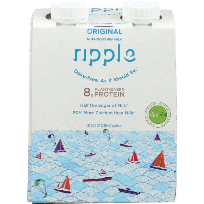 Ripple - Milk Aseptic Original, 32 Fl Oz (4-Pack) | Pack of 4