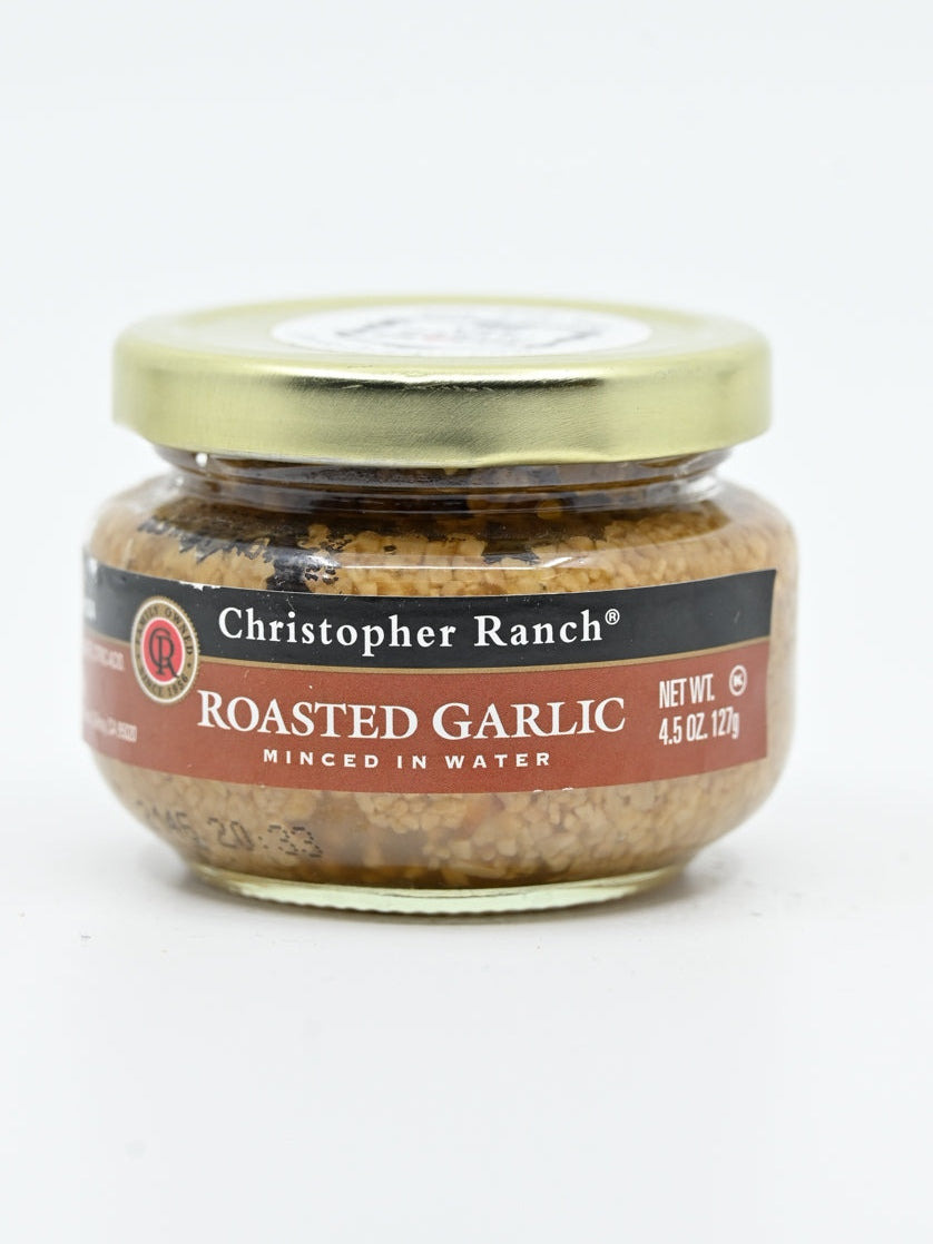 Roasted Garlic Minced in Water Christopher Ranch California Grown 4.5