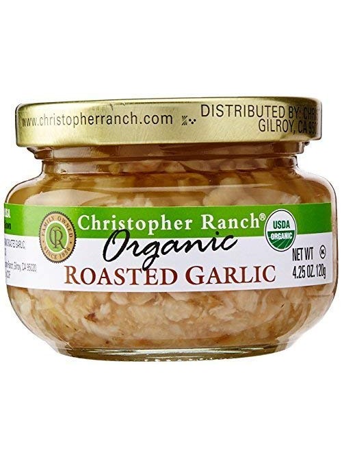 Roasted Garlic Organic Christopher Ranch Gilroy California 4.25