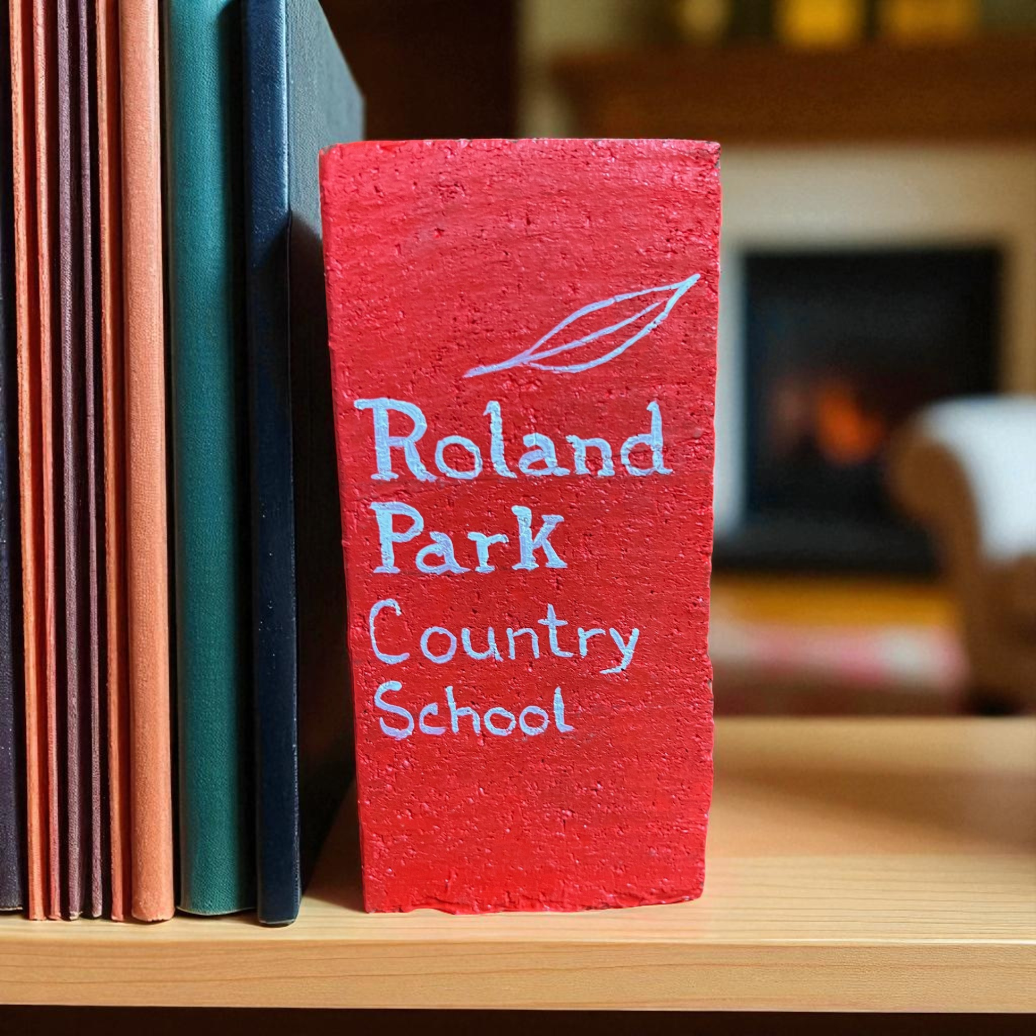 Linda Amtmann Hand Painted Brick- Roland Park Country School Brick