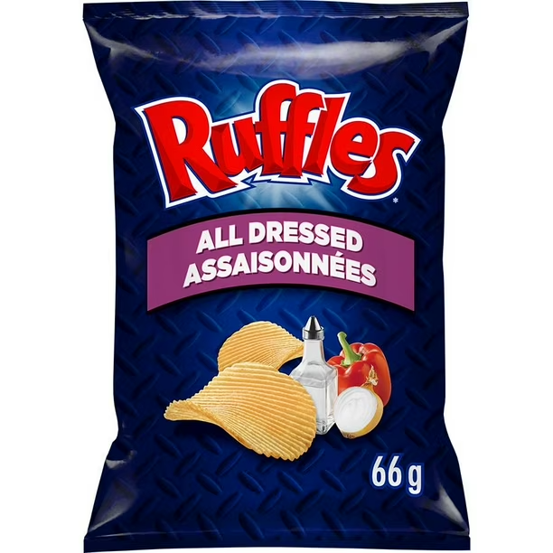Ruffles All Dressed - 66g Canada (Case of 12)