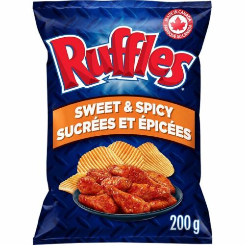 Ruffles Sweet & Spicy wing - 200g Canada (Case of 12)