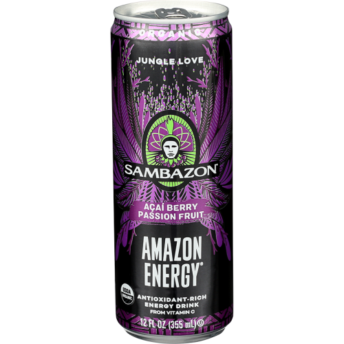 SAMBAZON: Amazon Energy Acai Berry Passion Fruit, 12 fo | Pack of 12