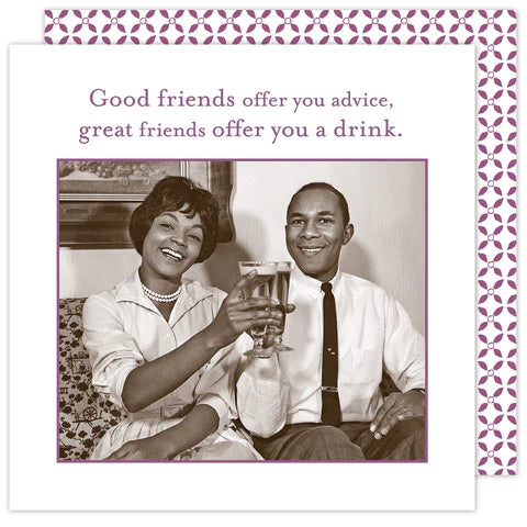 Shannon Martin Design - Offer You A Drink Beverage Napkin