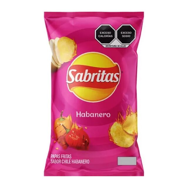 Sabritas Habanero 48g - Mexico (Case of 12)