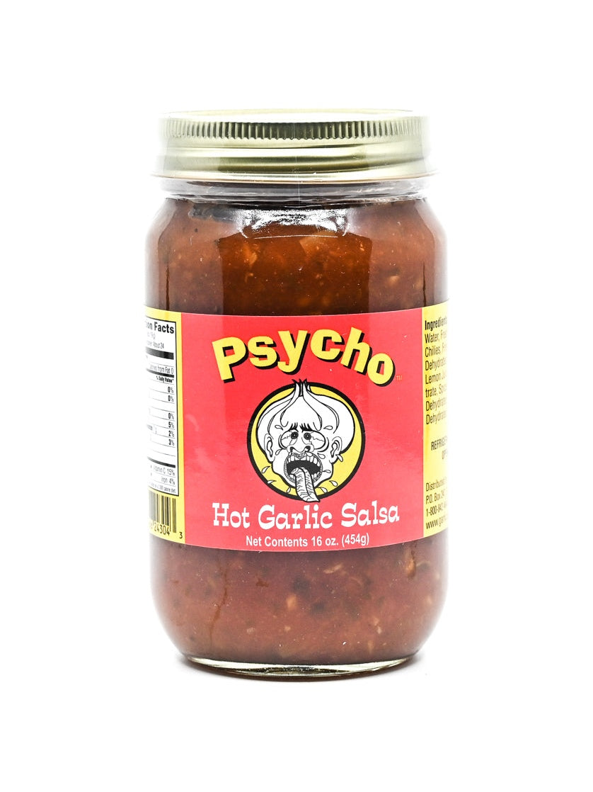 PSYCHO Garlic Salsa by The Garlic Shoppe 16