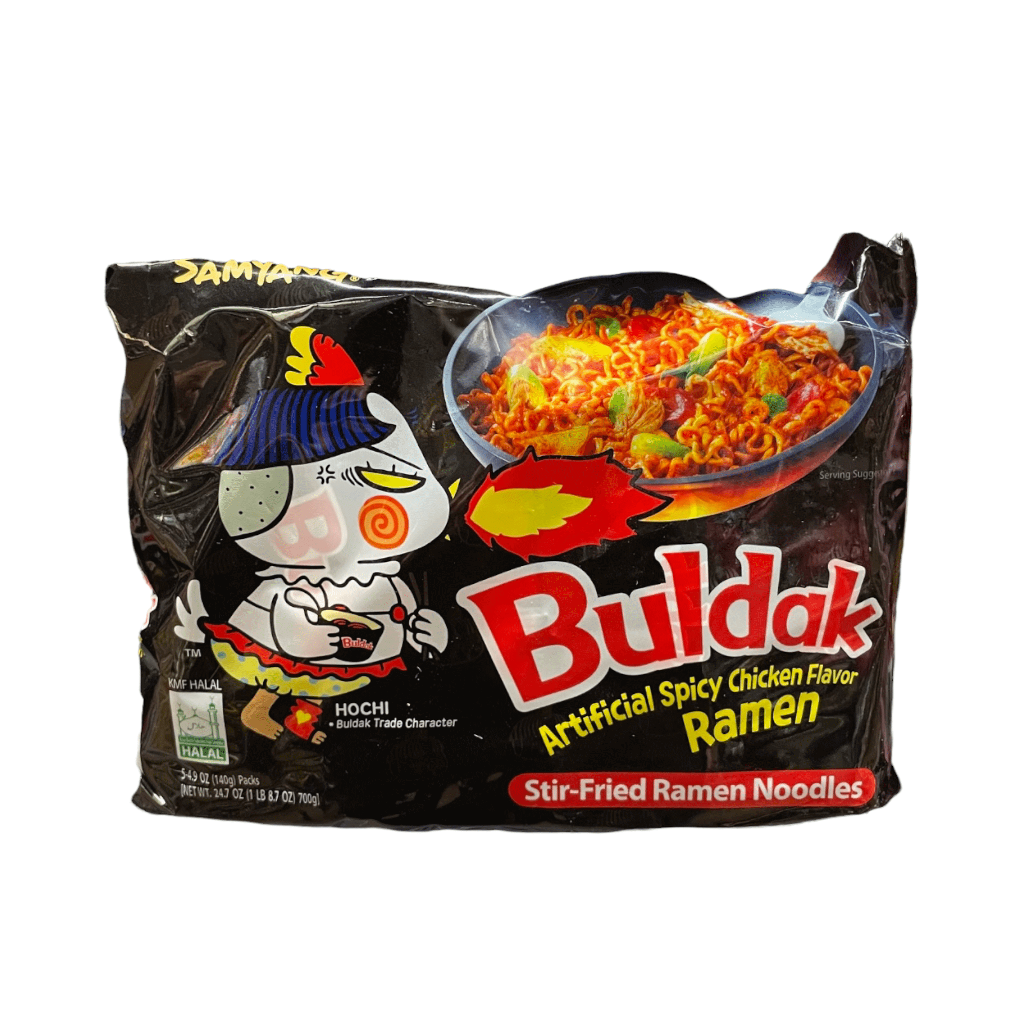 Samyang Buldak Artificial Spicy Chicken Flavor Stir-Fried Rame Noodles