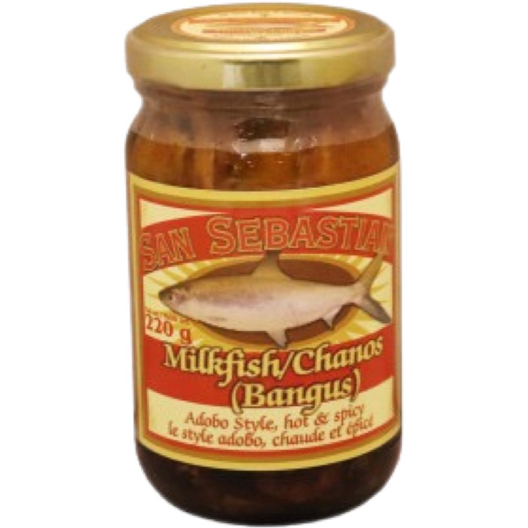 San Sebastian - Milkfish - Bangus - Adobo Style - Hot& Spicy - 220 G