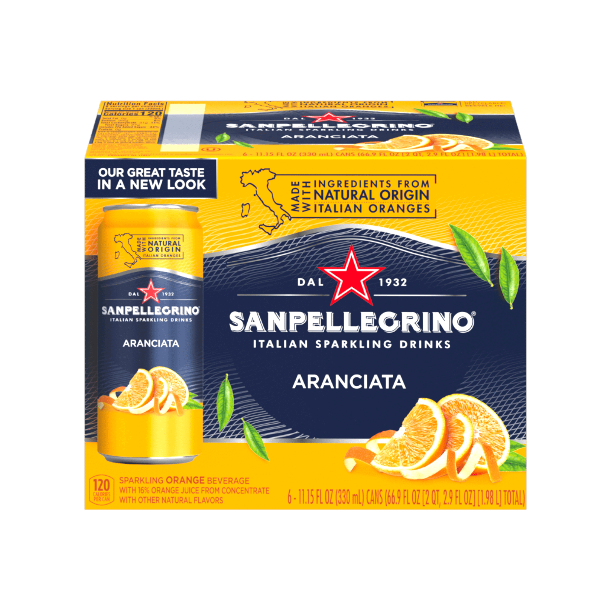 Sanpellegrino Aranciata Italian Sparkling Beverage