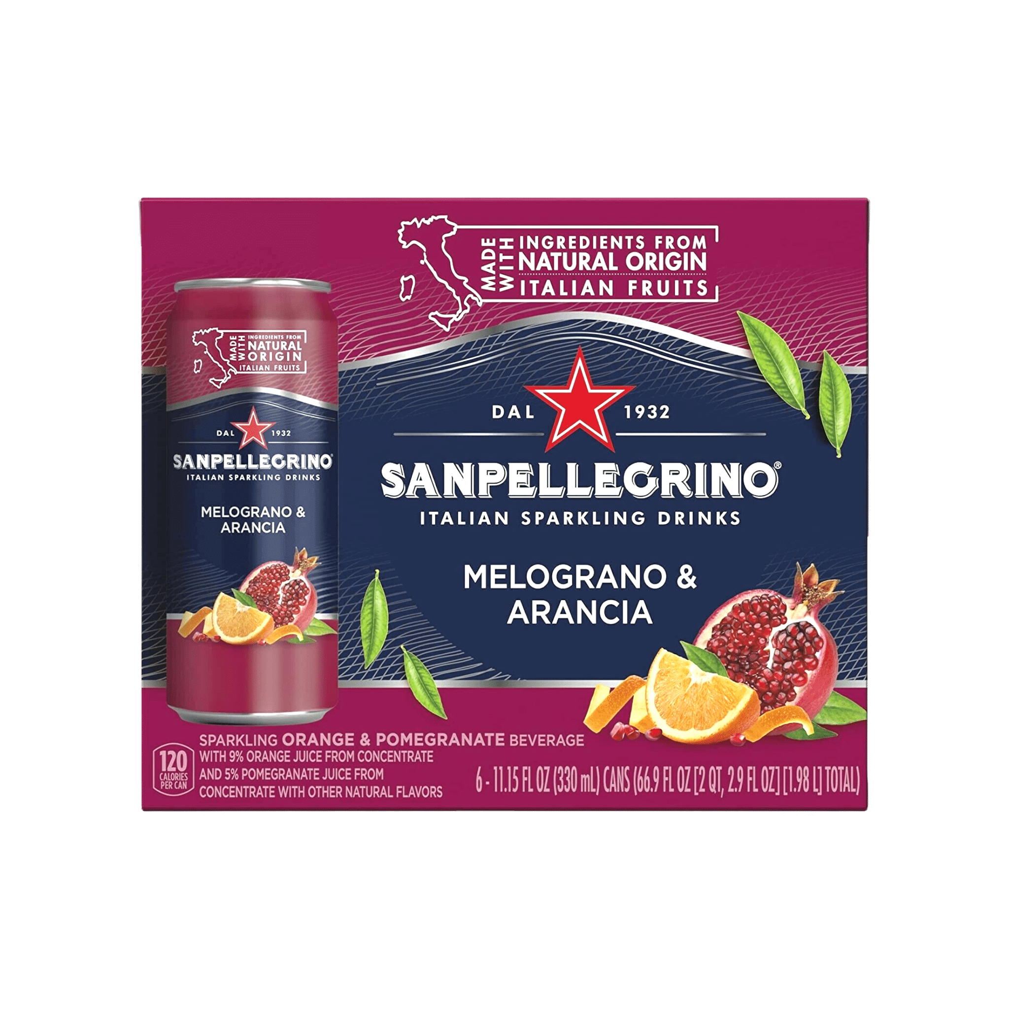 Sanpellegrino Melograno & Arancia Italian Sparkling Beverage