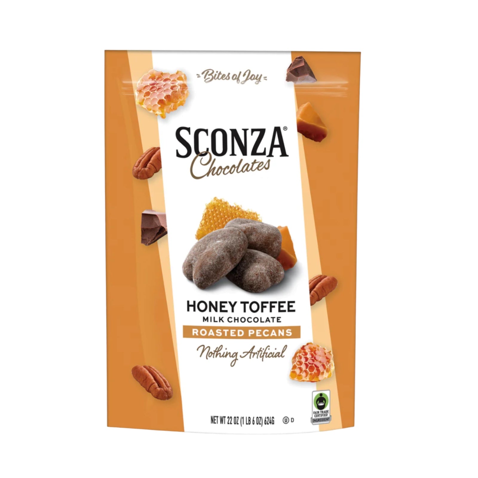 Sconza Honey Toffee Roasted Pecans