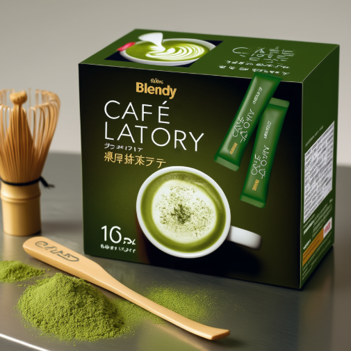AGF Blendy Cafe Ratory Sticks Rich Matcha Latte 16 Stick Powdered Matcha Made in JAPAN - Tokyo Sakura Mall