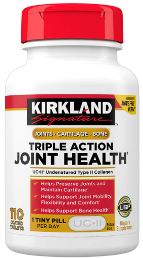 Kirkland Signature Triple Action Joint Health, 110 Coated Tablets