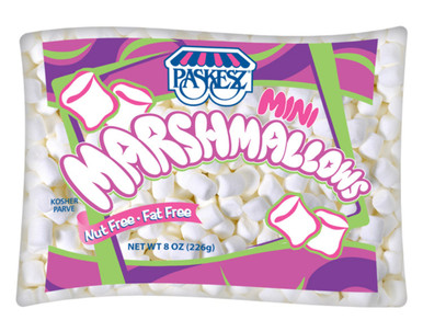 Paskesz White Mini Marshmallows, 8 oz