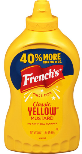 French's Classic Yellow Mustard, 20 oz