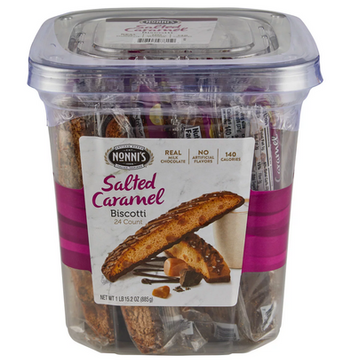 Nonni's Salted Caramel Biscotti, 24 ct.