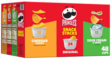 Pringles Snack Stacks Variety Pack Chips, 48 pk.