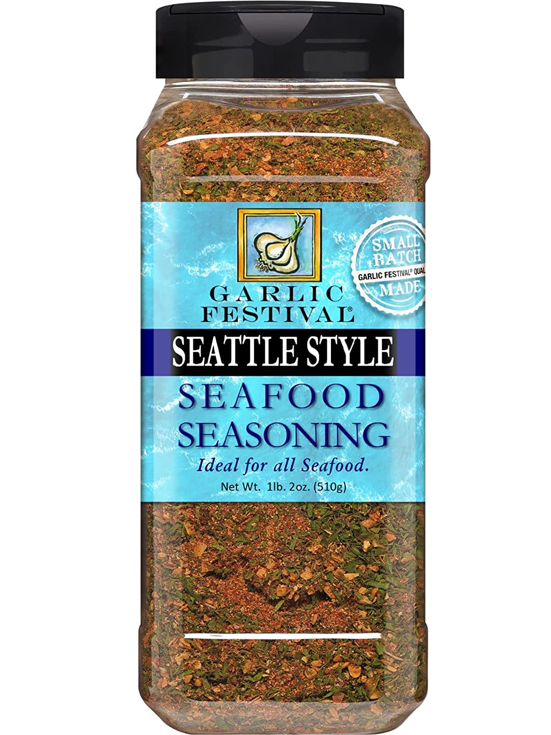 Seattle Style Seafood Seasoning 1 lb 2 oz Garlic Festival Foods $32.98