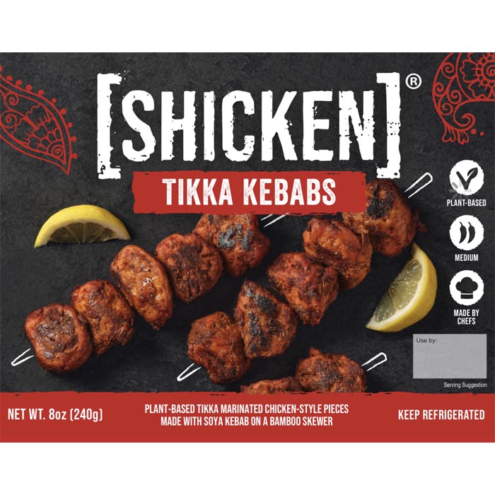 Shicken Tikka Kebab Skewers – Flavorful Plant-Based Delight