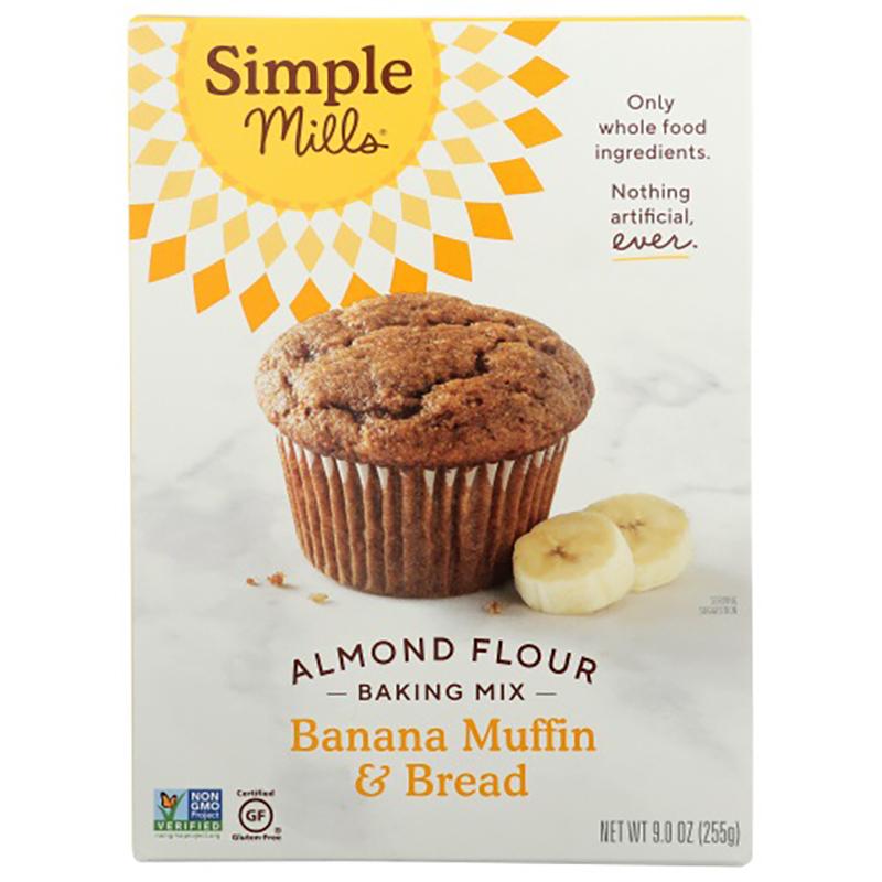 SimpleMills,Almond Flour Banana Muffin & Bread Baking Mix,9oz