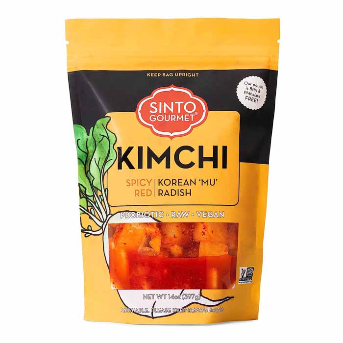 Sinto Gourmet - Radish Kimchi Spicy, 14 Oz | Pack of 6