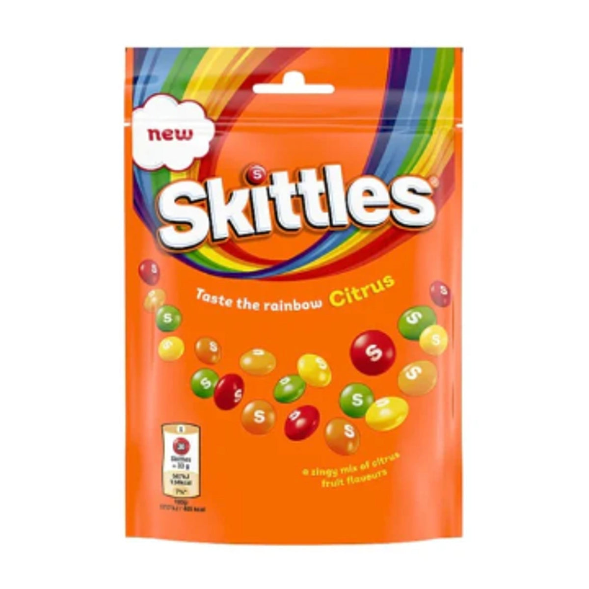 Skittles Citrus 136g UNITED KINGDOM (Case of 12)