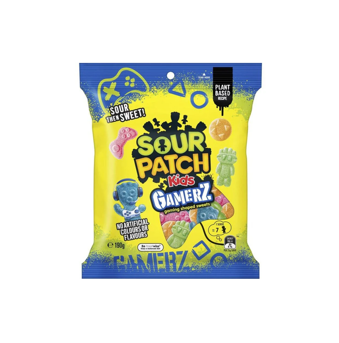 Sour Patch Kids Gamerz 190g - Australia (Case of 12)