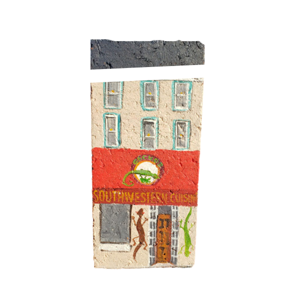 Linda Amtmann Hand Painted Brick- Southwestern Cuisine