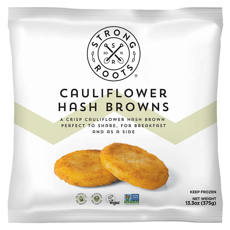 Cauliflower Hash Browns by Strong Roots | Guilt-Free Snack