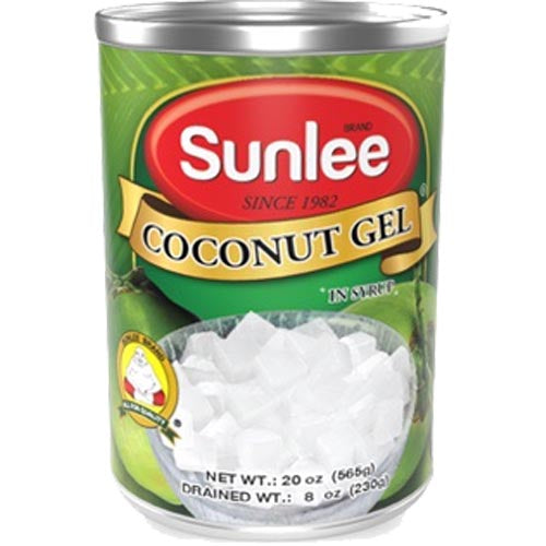 Sunlee Brand - Coconut Gel in Syrup - 20 OZ