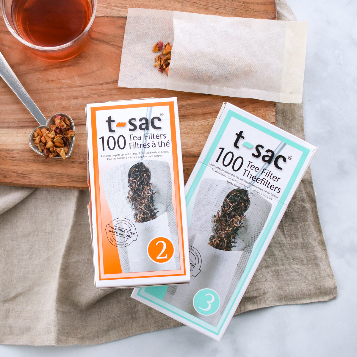 Unbleached Loose Leaf Tea Filter Bags | Plum Deluxe